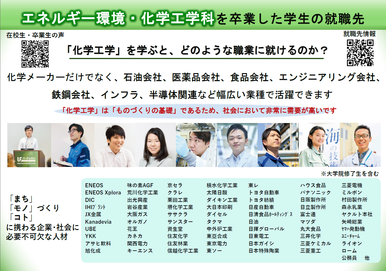 パンフレット・記事 – 関西大学 環境都市工学部 エネルギー環境・化学 