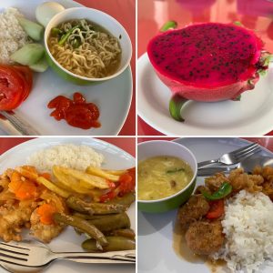 バリの食事、国際健康福祉実習イ、ンドネシア